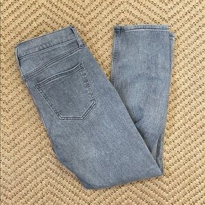 GAP - Vintage Slim Mid Rise Denim Jeans - Grey Light Wash Black - 30 or 10